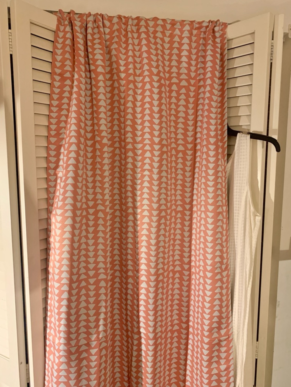 PAIR of Curtains, Geometric Design, Darkening Window Treatment 84" Length - Picture 2 of 4